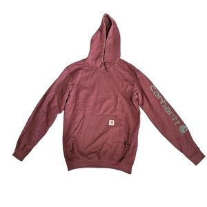 CARHARTT ORIGINAL FIT HOODIE REDDISH/PINK VERY UNIQUE LIMITED EDITION COLOR